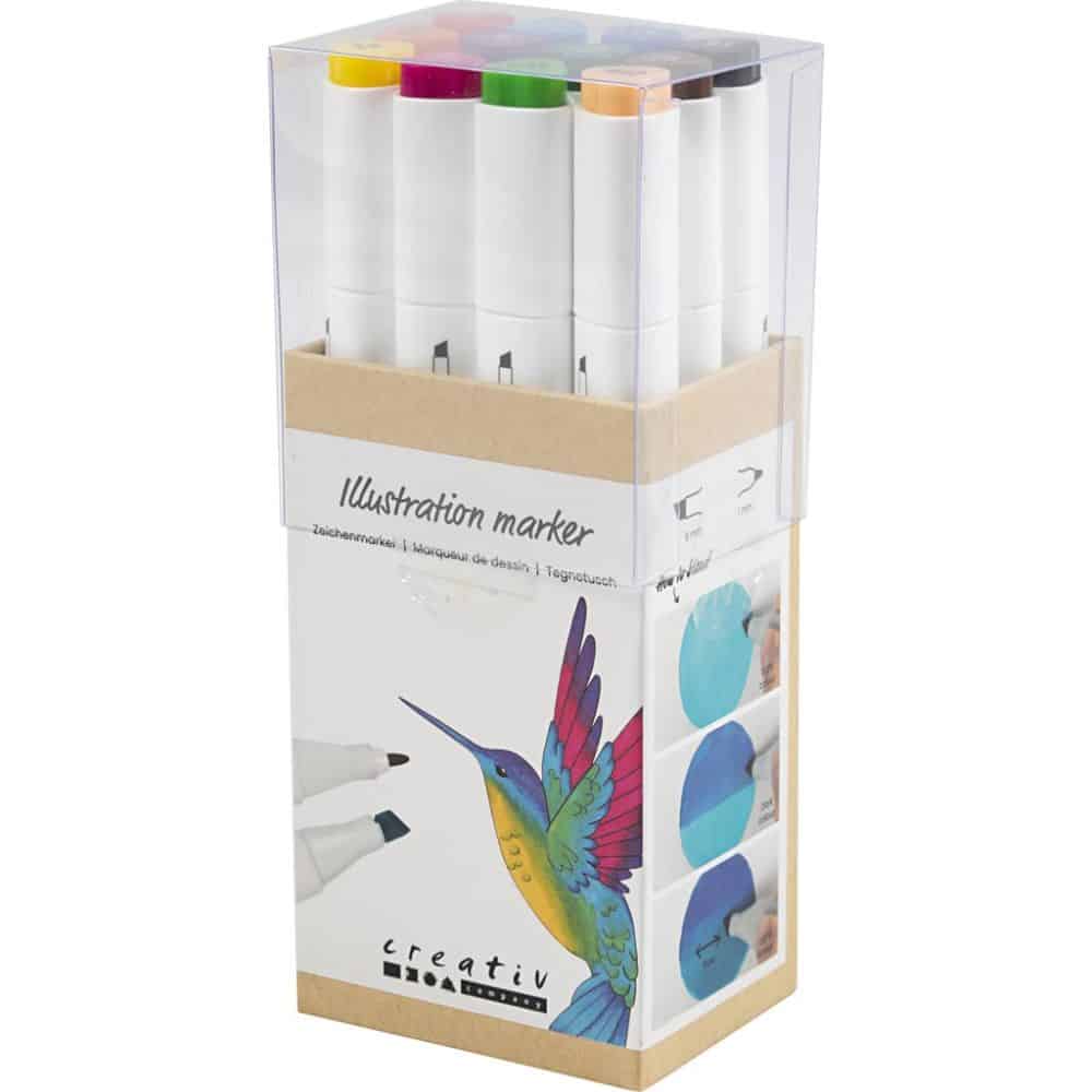 Pennor 12-Pack Standard Illustration Marker