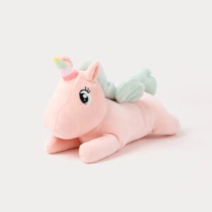 Mjukdjur Liggande Enhörning Persika