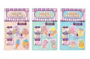 Puffy Pouches Refill Pack Pdq Asst.