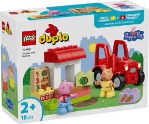 Lego 10468 Duplo Traktor Och Marknad