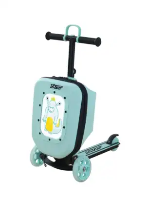 Kickbike Med Väska Grön