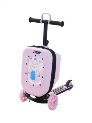 Kickbike Med Väska Rosa