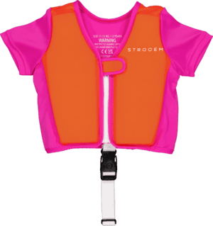 Simväst Strooem Original 1-2 År Orange/Pink