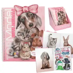 Pysselbok Dress Me Upp Cute Animals