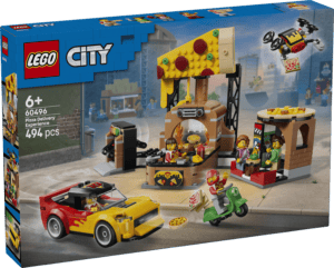 Lego 60496 City Pizzahemkörning Med Fordon