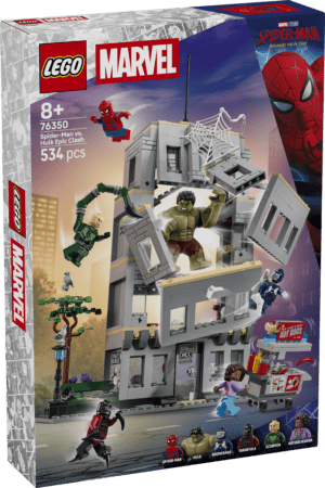 Lego 76350 Episk Sammandrabbning Med Spider-Man Mot Hulk
